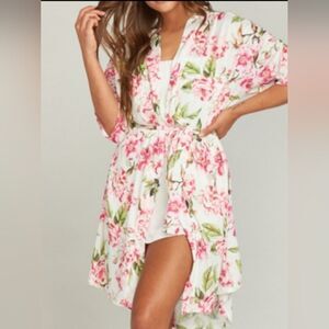 Show Me Your Mumu Brie Garden of Blooms Robe Size S